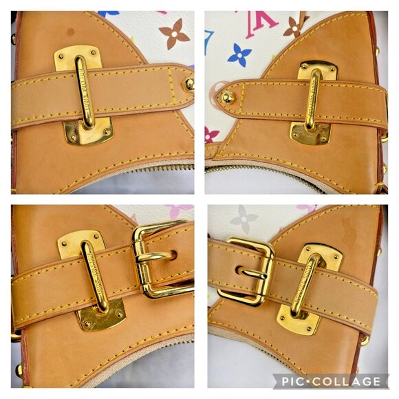 LOUIS VUITTON Greta Multicolore Hobo Shoulder Bag Murakami Monogram LV Bag - Picture 13 of 16